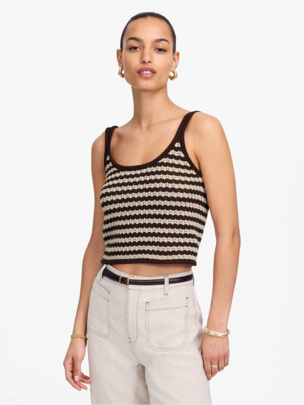 Madewell Open-Stitch Sweater Tank Small
